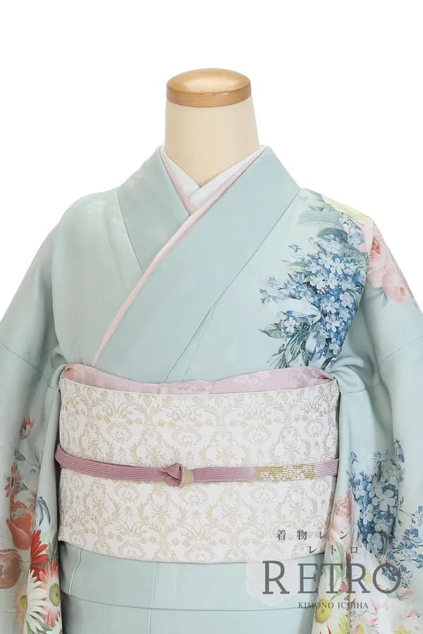 おしゃれでモダンな洋花訪問着